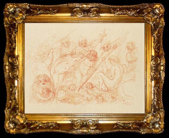 framed  James Ensor The Massacre of the Innocents, ta009-2